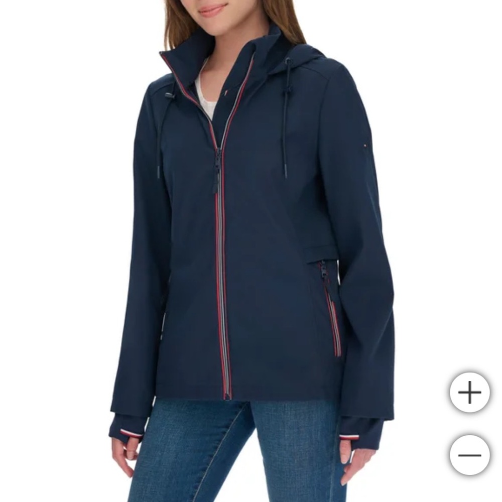 Tommy Hilfiger Navy XXL Ladies' Lightweight Windbreaker
